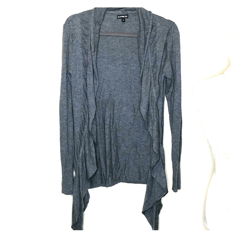 Express Gray Cardigan Size M